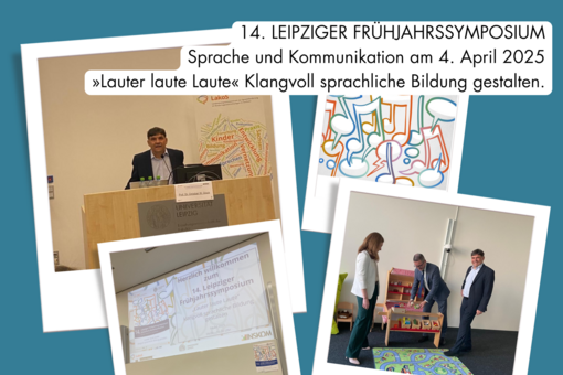 Collage mit Prof. Dr. Glück, dem Staatsminister für Kultus und Dr. Katrin Rothmaler